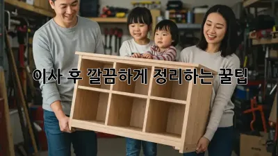 이사 후, 깔끔하게 정리하는 꿀팁! ✨